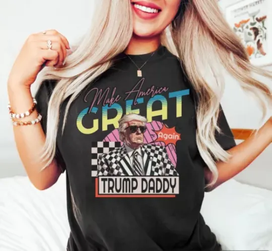 Discover Daddy's Home Shirt, Trump 2024 Shirt, Republican Gift, 2024 Trump Shirt