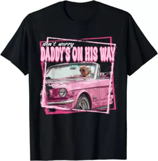 Discover Funny Daddy's Home Trump Pink 2024 Take America Back 2024 T-Shirt