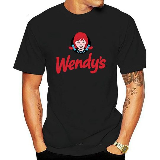 Discover Fast Food Logo Men'S Restaurant Wendys T Shirt