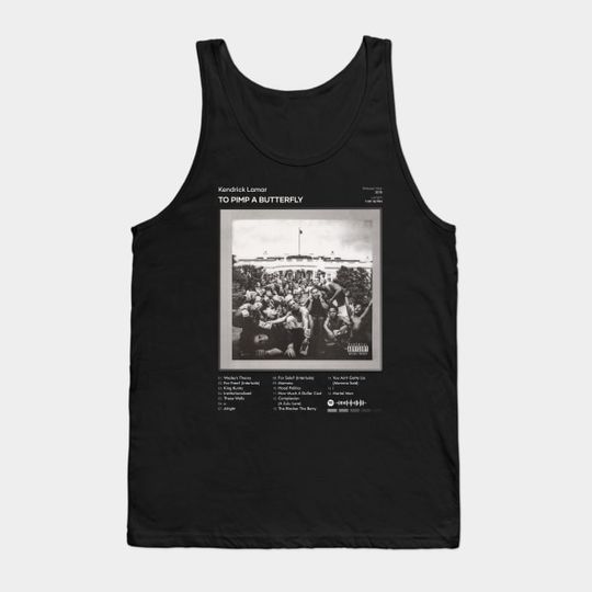 Discover Kendrick Lamar - To Pimp A Butterfly Tracklist Album - Kendrick Lamar - Tank Top