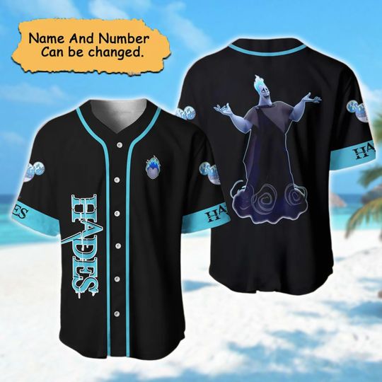 Discover Personalized Villain Character Baseball Jersey