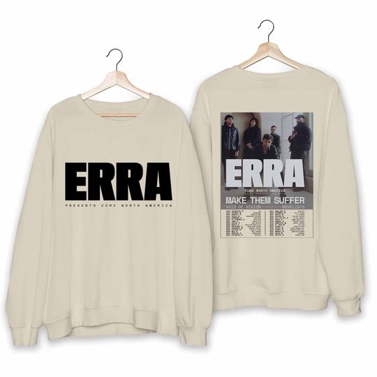 Discover Erra Cure 2024 North American Tour Sweatshirt