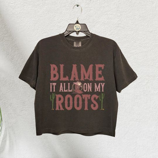 Discover Cowboy Boots Crop Shirt, Country Girl
