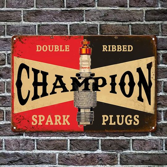 Discover Vintage Metal Garage Signs for Men, Gas Station Tin Signs, Man Cave Decor Old Car Signs