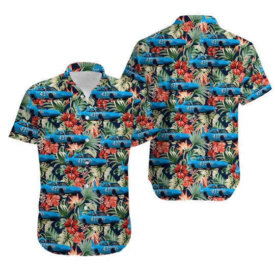 Discover Richard Petty Number 43 Racecar Hawaiian Shirt