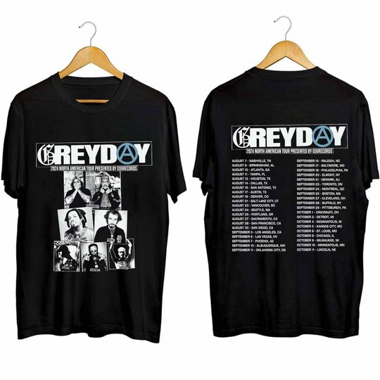 Discover SUICIDEBOYS - Grey Day 2024 Tour Shirt, Suicideboys Band Fan Shirt