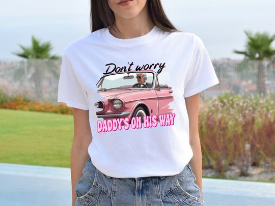 Discover Daddy's Home Shirt, Trump 2024 Shirt, Republican Gift, Funny Trump