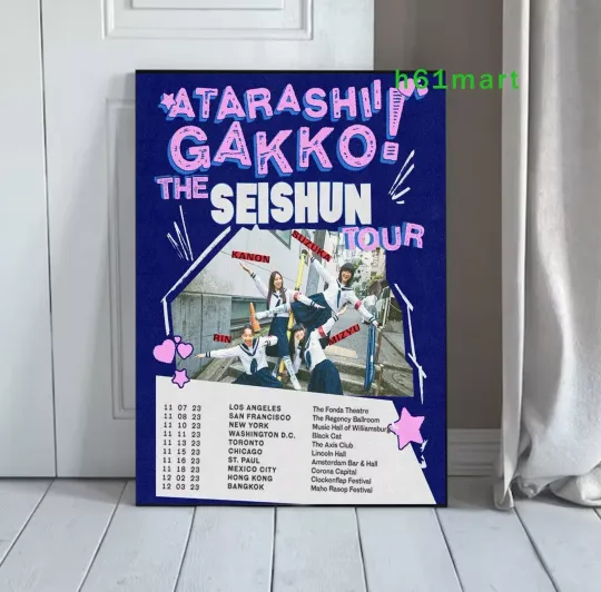 Discover Atarashii Gakko The Seishun Tour 2024 Poster