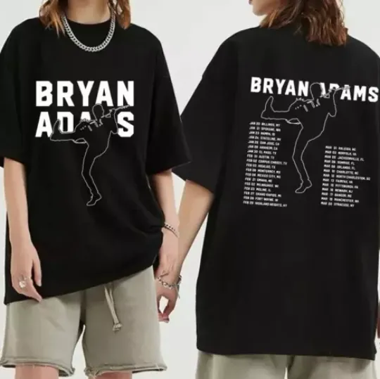 Discover Bryan Adams Tour 2024 Shirt, Gift For Fans
