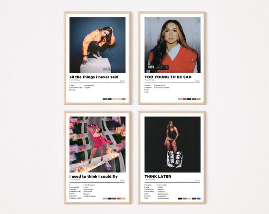 Discover Tate McRae Digital Poster Collection