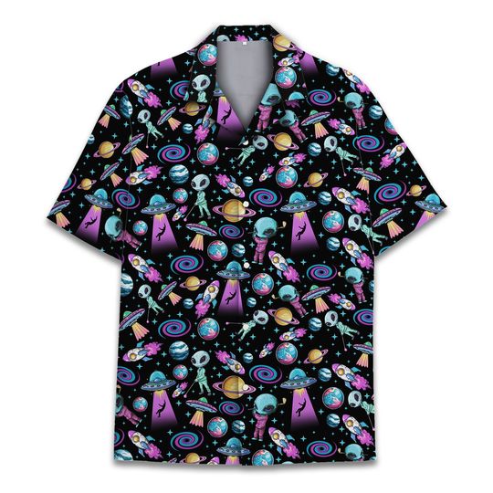 Discover Funny Alien Golfer Hawaiian Shirt for Men Women, Alien Lover