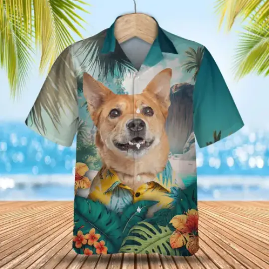 Discover Carolina Dog 3D Hawaii Shirt Mother Day Gift All Over Print