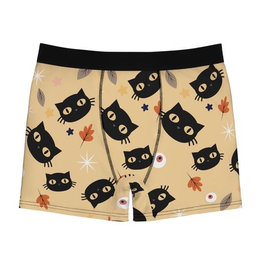 Discover Halloween Cat Boxer Briefs