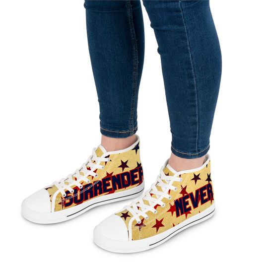 Discover Men's Trump Never Surrender High Top Sneakers 2024