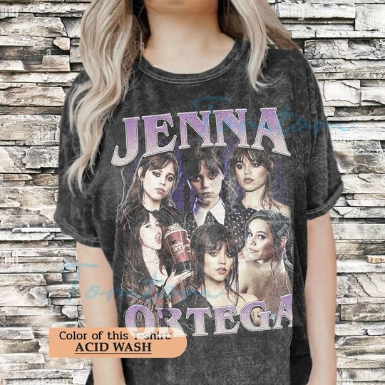 Discover Jenna Ortega Vintage Unisex Oversized Wash Shirt