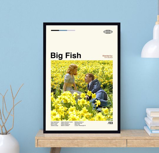 Discover Big Fish Poster, Big Fish Movie Poster, Tim Burton