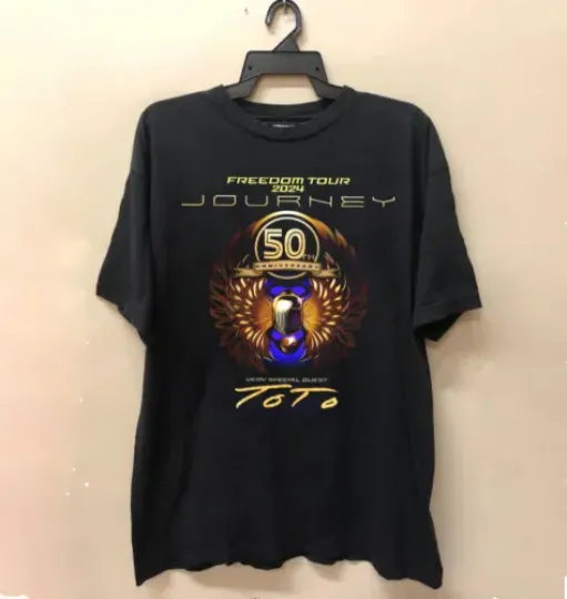 Discover Toto Concert Shirt, Jour-ney Tour 2024 Shirt, Free-dom Fan 2024 Shirt
