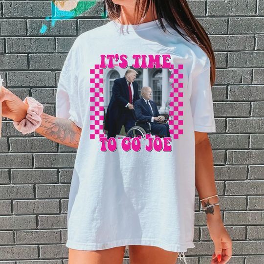 Discover It's Time To Go Joe Shirt, Trump 2024 Shirt, Funny Trump Shirt