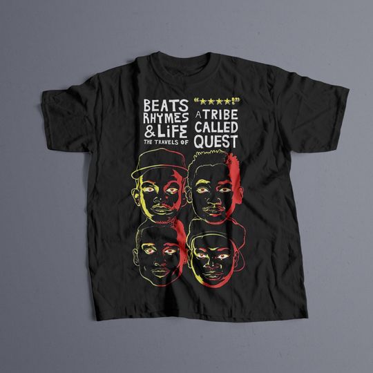Discover Beats Rhythms and Life T-Shirt, A Tribe Called Quest Graphic Tee