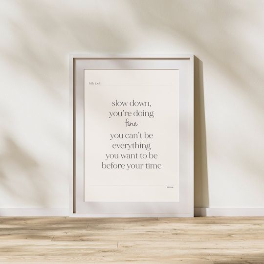 Discover Billy Joel Vienna Lyrics Poster, Music, Lyrics from Vienna