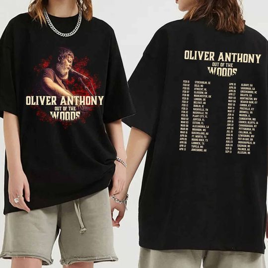 Discover Oliver Anthony - Out Of The Woods 2024 Tour Shirt