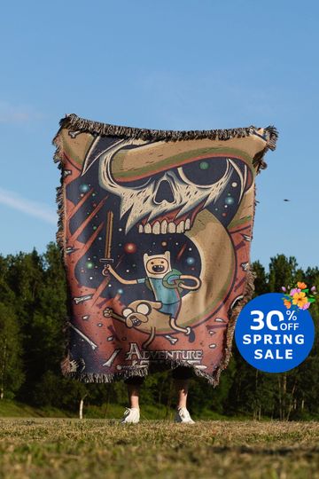 Discover Cartoon Show Hand Woven Blanket | Comic Tapestry Throw | Poison