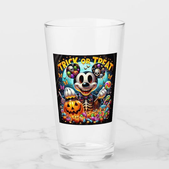 Discover Trick or treat -Glass Tumbler