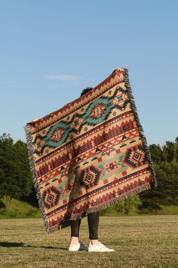 Discover Native Rug Ethnic Throw Blanket Woven Wall Hanging Decor Sofa Bed Cover