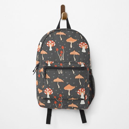 Discover Mushroom and Flower Backpack