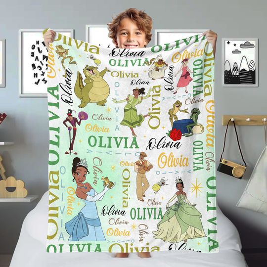 Discover Personalized Princess Fleece Blanket