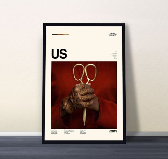 Discover US Movie Poster by Jordan Peele for Home Decor