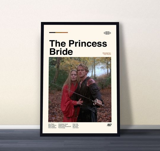 Discover The Princess Bride Movie, The Princess Bride Poster, Movie Poster, Minimalist Art