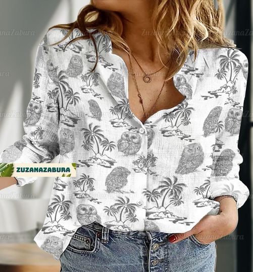 Discover Owl Women's Blouses, Women Casual Shirt