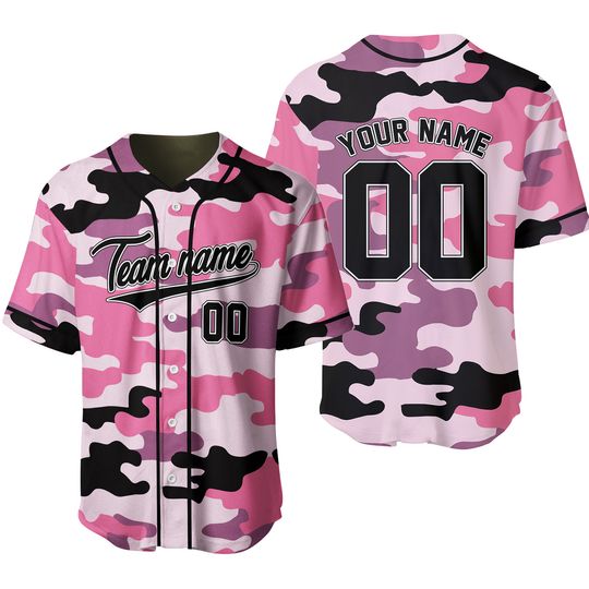 Discover Custom Team Name And Number Baseball Jersey