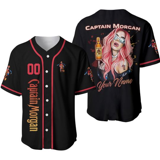 Discover Captain Morgan Baseball Jersey