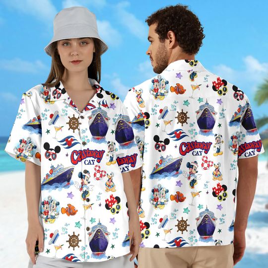 Discover Cute Mouse Cruise Hawaii Shirt, Mouse Cruise Button Up Shirt