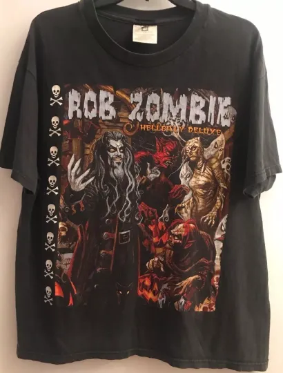 Discover Vintage 1998 Rob Zombie Hellbilly Deluxe Tour Cotton Unisex Tshirt