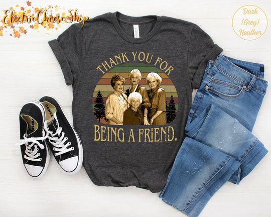 Discover The Stay Golden Thank You For Being A Friend 80s Vintage Sunset
