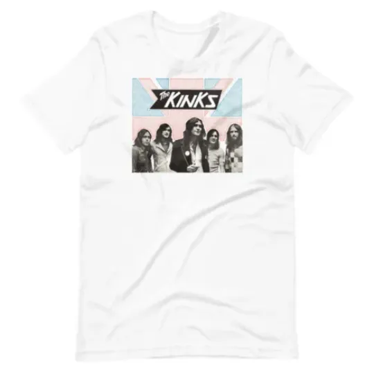 Discover THE KINKS Band White Graphic Tee