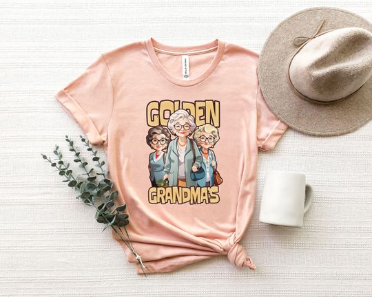 Discover Funny Graphic Golden Grandmas Shirt for Women, Stay Golden Matching Shirt