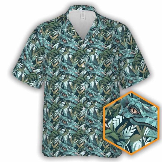Discover Clever Girl | Button-Up Hawaiian Shirt