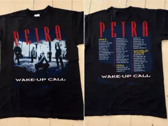 Discover PETRA Musical Group T-Shirt, Vintage Best Petra Wake-up Call 1993 1994 Album Shirt