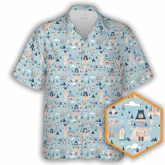 Discover Floating Castles RPG T-Shirt and Hawaiian Button-Up