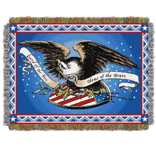 Discover Memorial Day Woven Blanket Holiday Woven Tapestry Throw