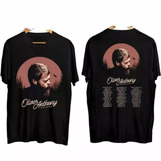 Discover Oliver Anthony Tour 2024 Out of the Woods T shirt