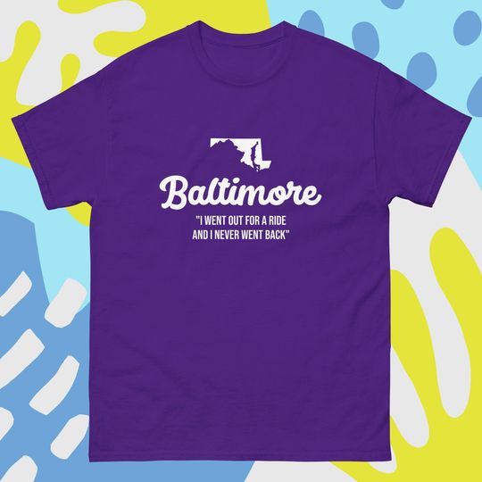 Discover Baltimore, Maryland T-shirt Inspired by Bruce Springsteen's