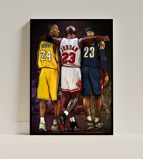 Discover Basketball Art, Legendary Basketball Player Art Poster