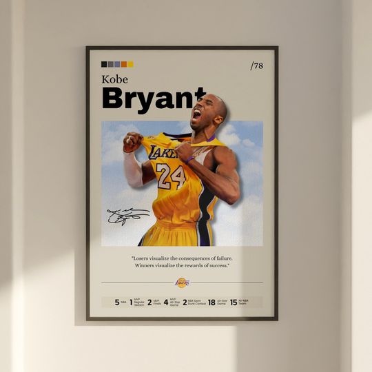 Discover Kobe Bryant Poster, Basketball Poster, Kobe Bryant Fan Gift