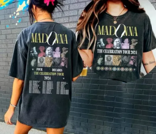 Discover Madonna The Celebration Music Tour 2024 Shirt