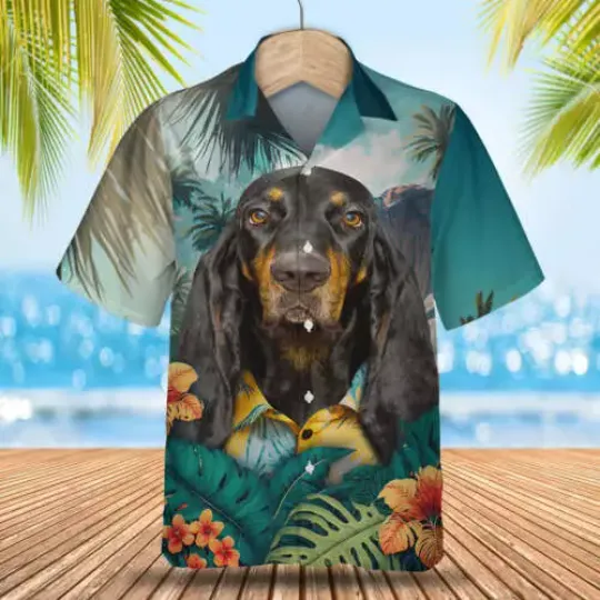 Discover Coonhound 3D Hawaii Shirt Mother Day Gift All Over Print